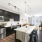 open concept kitchen with island